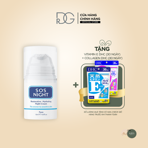  [SOS SERUM] Kem dưỡng da ban đêm phục hồi, tái tạo SOS NIGHT 