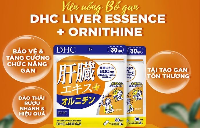  Viên uống Bổ Gan DHC gói 45 viên (15 ngày) và gói 90 viên (30 ngày) [DHC] 