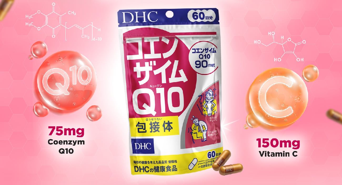  Viên uống chống lão hóa da DHC Nhật Bản Coenzyme Q10 60 viên (30 ngày) và 180 viên (90 ngày) [DHC] 
