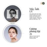  Gương cầm tay có camera UV công nghệ FENCHILIN soi kem chống nắng giúp theo dõi hiệu quả (TẶNG KÈM THẺ ĐO UV) 