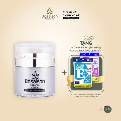  [Date mới 12/24] [BOSALSON] Kem dưỡng sáng da mờ nám chuyên sâu ban đêm MIRACLE REPAIR – DARK SPOT NIGHT CREAM 