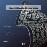 Thảm Massage Chân Xung Điện EMS Có Đèn Led Hiển Thị, 8 Chế Độ Mát Xa Châm Cứu Bàn Chân, Giúp Lưu Thông Khí Huyết 