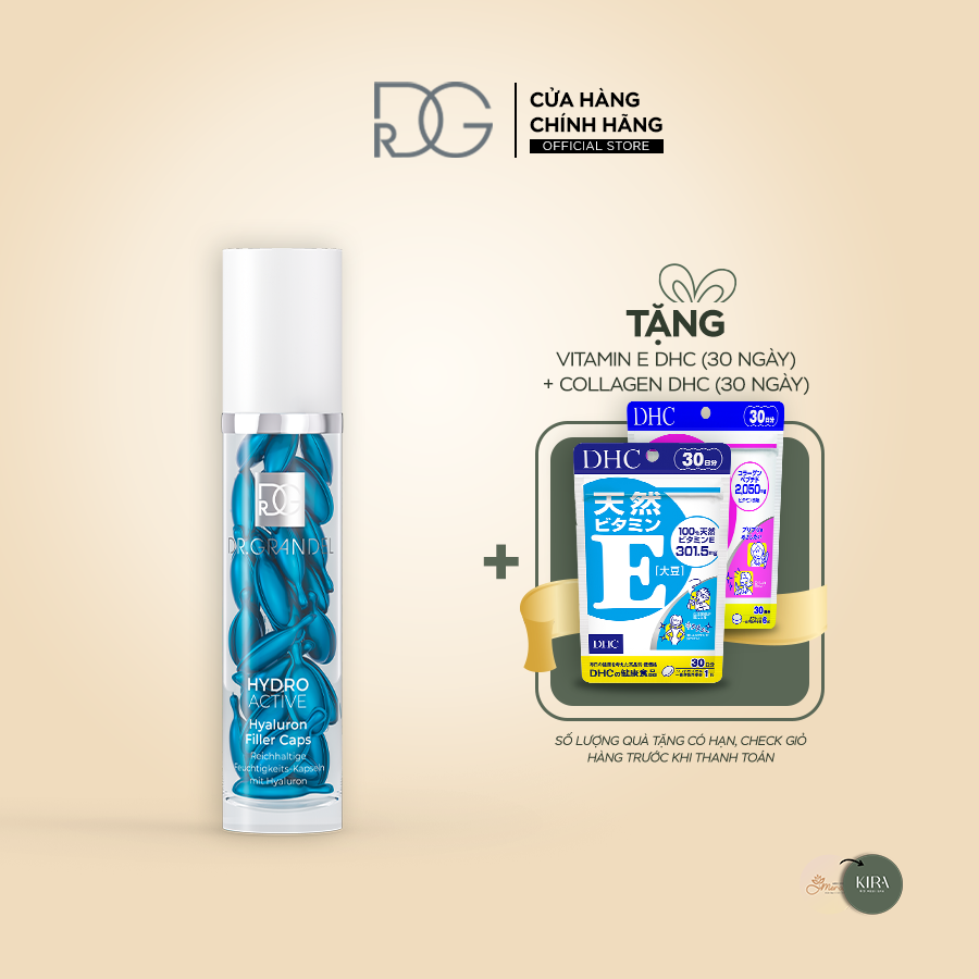  [DR.GRANDEL] Viên nang cấp ẩm Hyaluron Filler Caps 28 viên Dr.Grandel Đức 