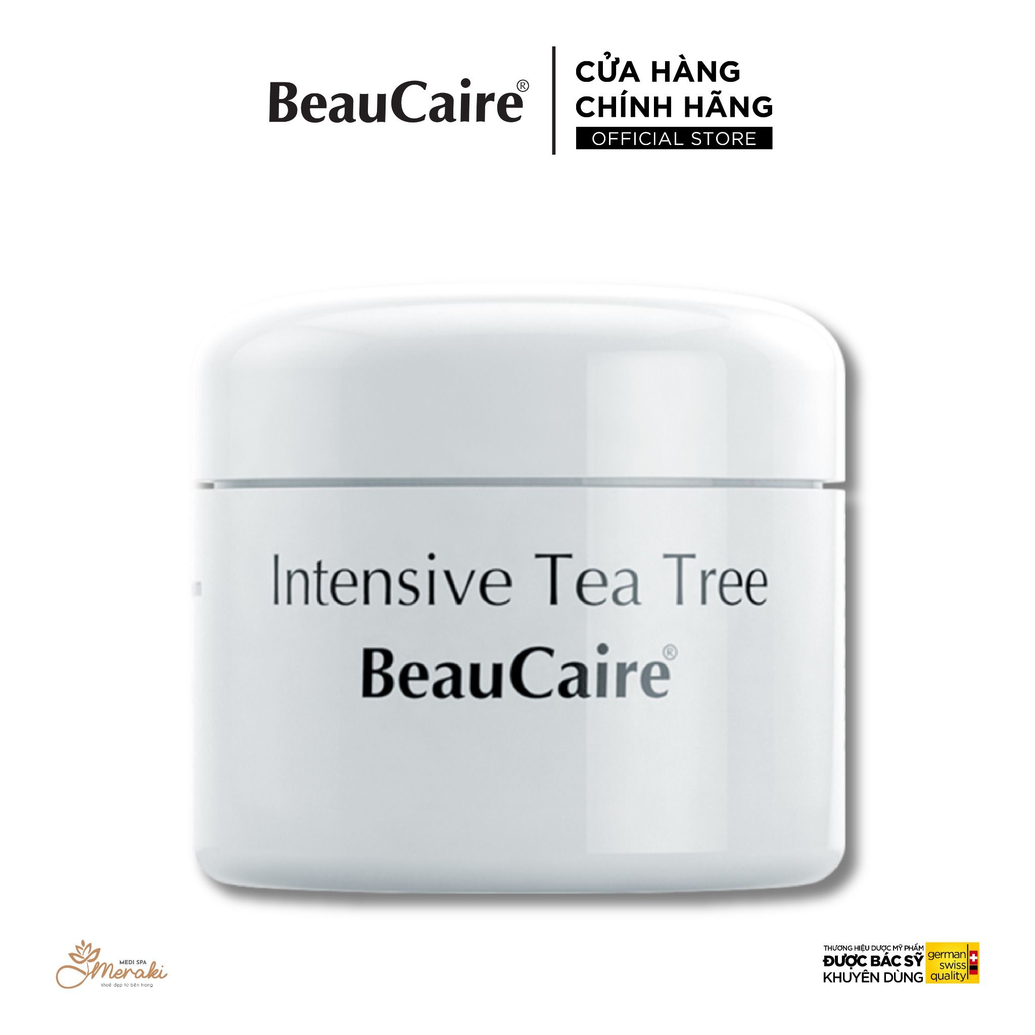  Kem dưỡng tràm trà giảm mụn BEAUCAIRE INTENSIVE TEA TREE 50ml [BEAUCAIRE] 