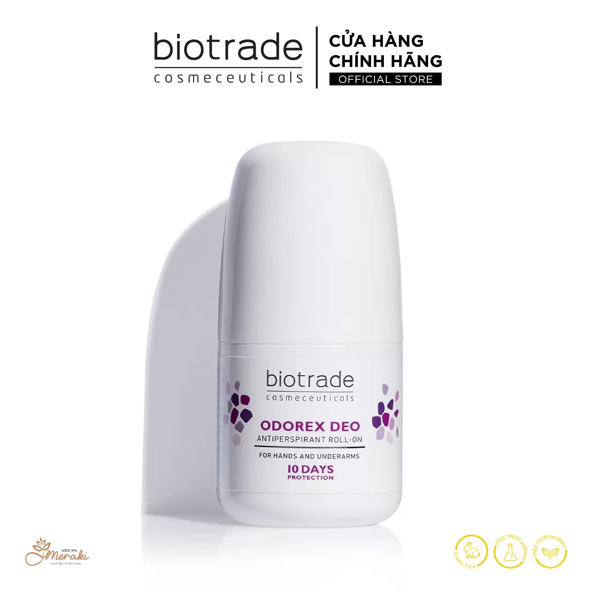  Lăn Khử Mùi Odorex Deo Khử Thâm, Thơm Vùng Nách 10 ngày 40ml [BIOTRADE] 
