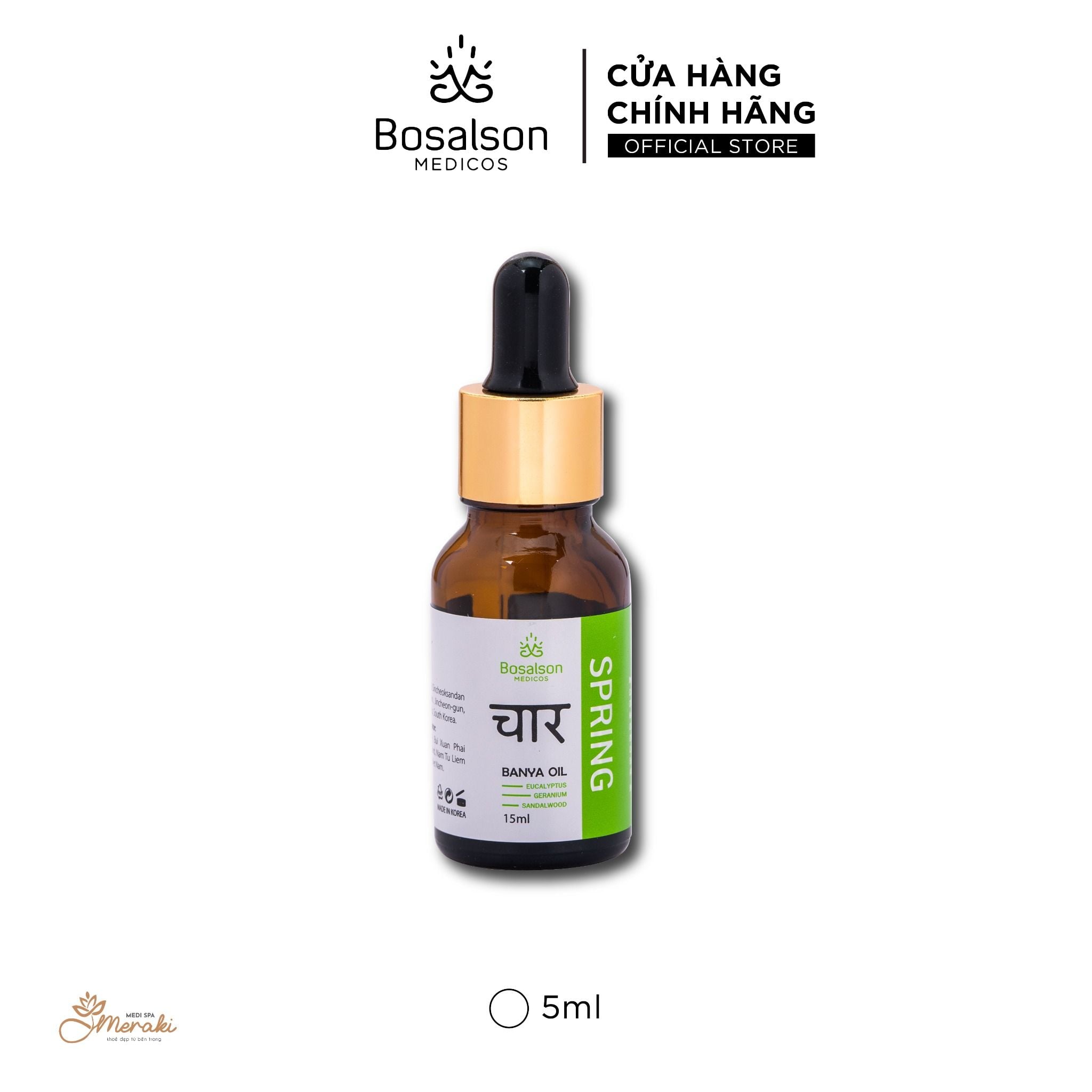  Tinh dầu dược liệu BOSALSON SPRING OIL [BOSALSON MEDICOS] 