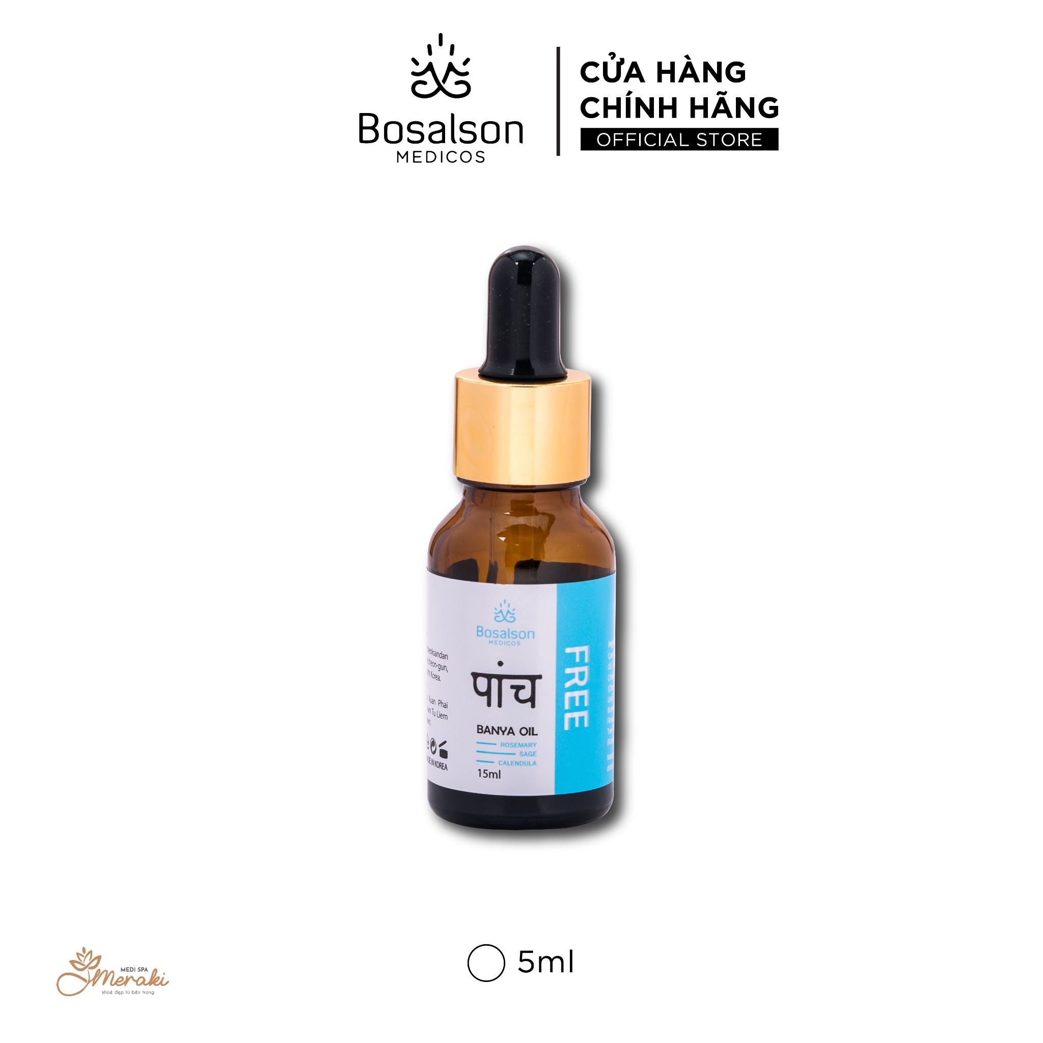  Tinh dầu dược liệu BOSALSON FREE OIL [BOSALSON MEDICOS] 