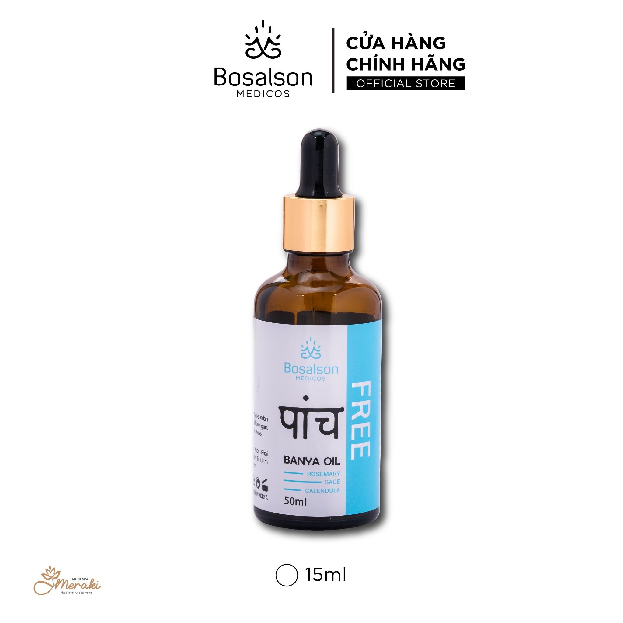  Tinh dầu dược liệu BOSALSON FREE OIL [BOSALSON MEDICOS] 