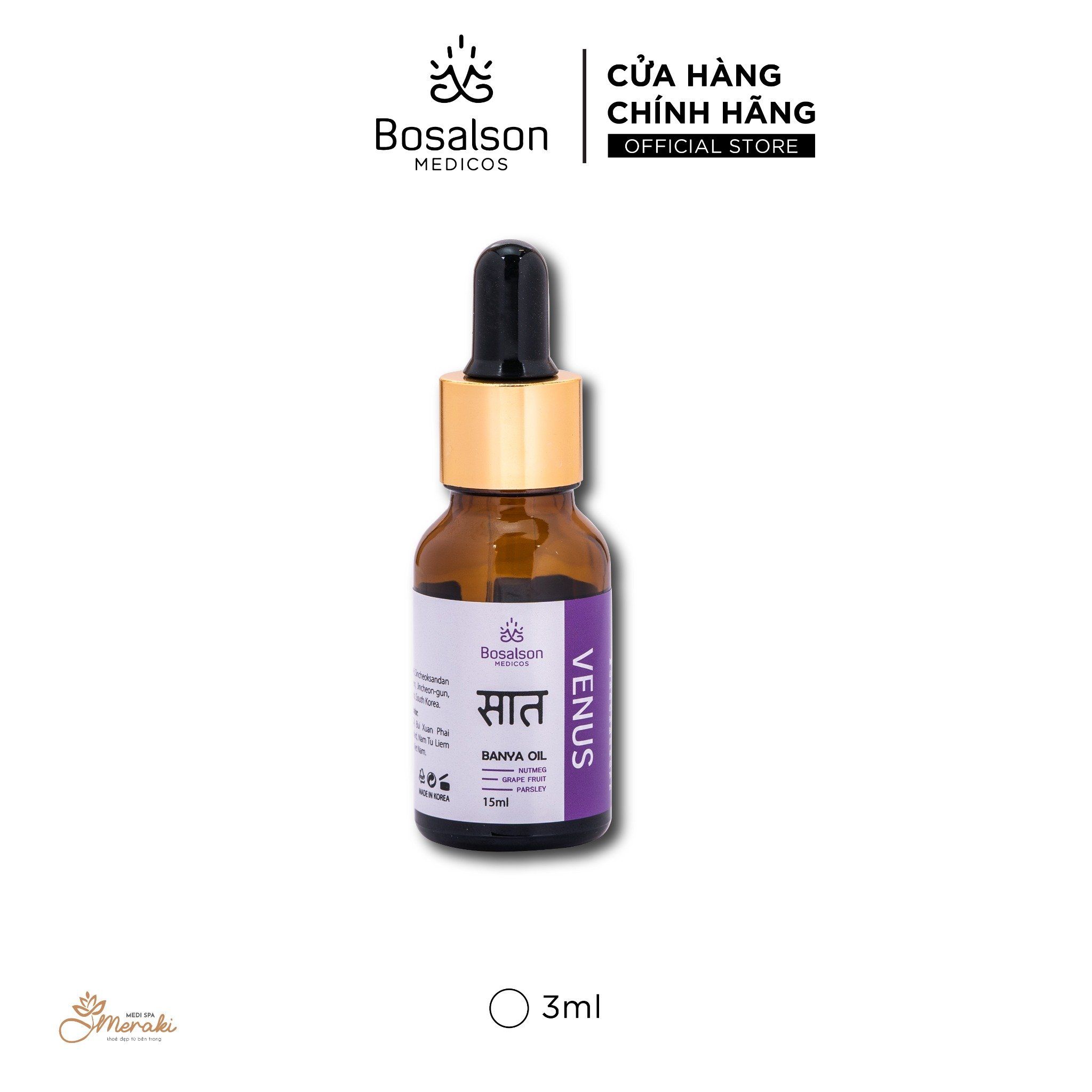 Tinh dầu dược liệu BOSALSON VENUS OIL [BOSALSON MEDICOS] 