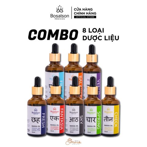  Combo 8 dược liệu 5ml [BOSALSON MEDICOS] 