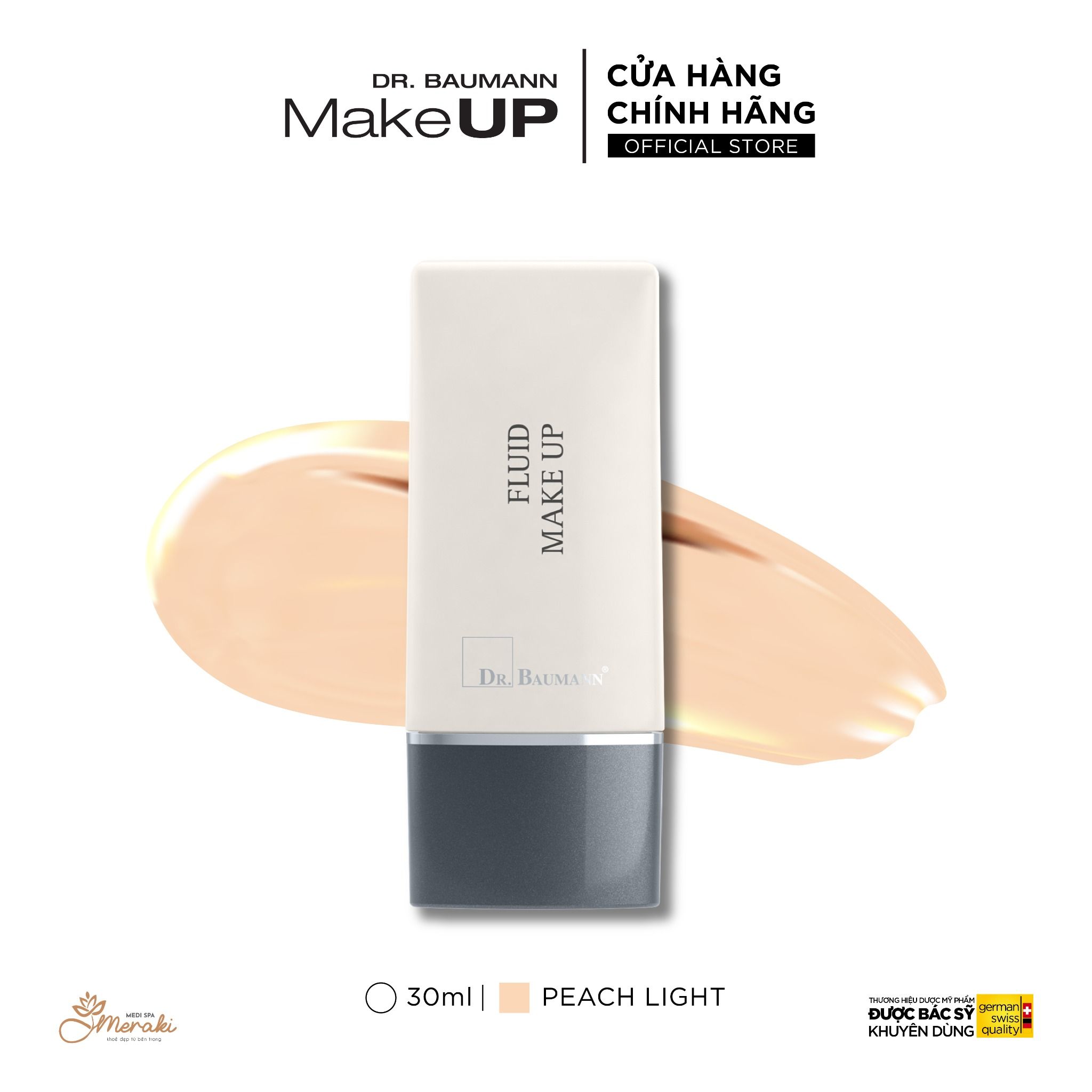  Kem Nền Không Chứa Dầu Dr. Baumann Fluid Make Up 30ml [DR.BAUMANN MAKEUP] 