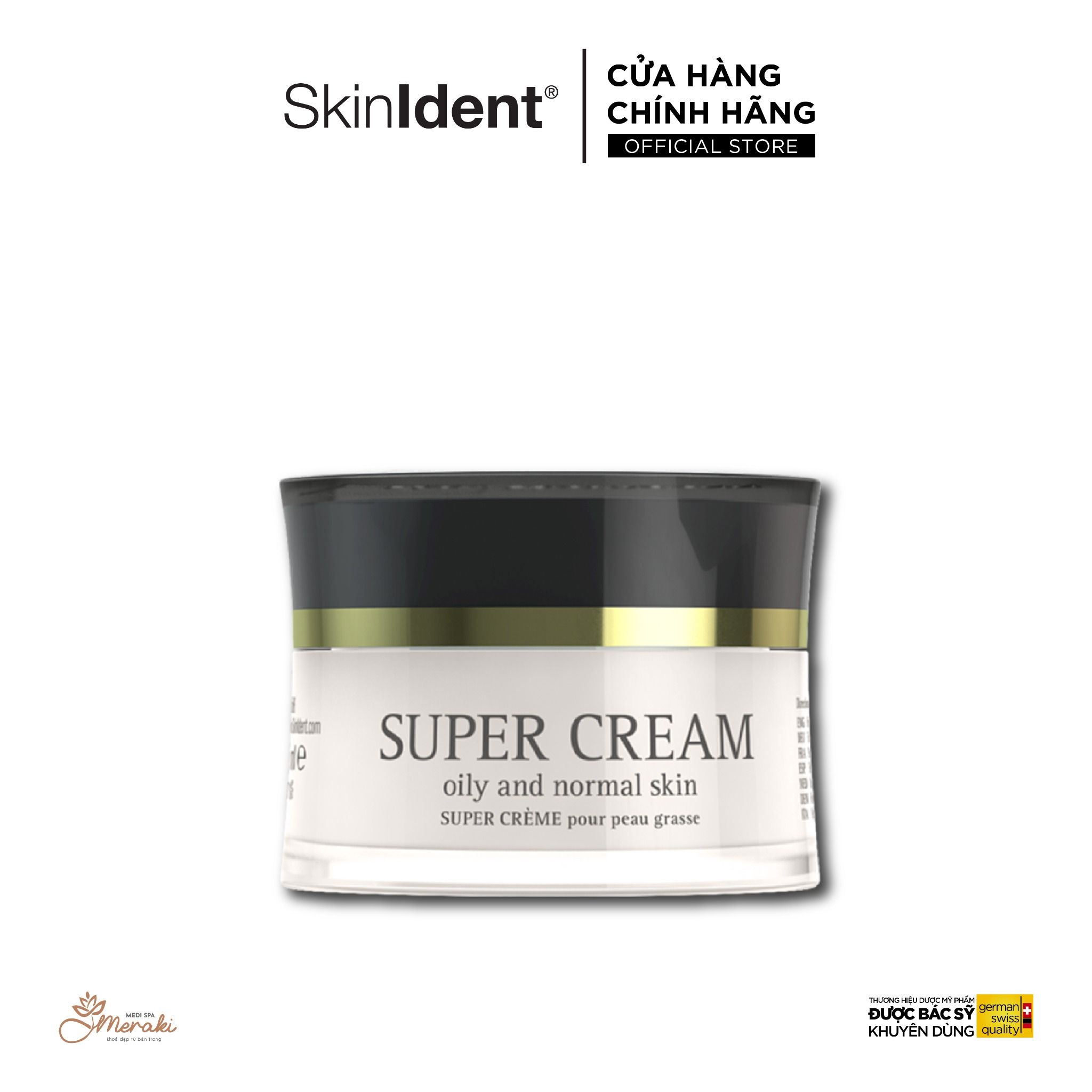  Siêu Kem Dưỡng Tái Tạo Da Super Cream Oily And Normal Skin 30ml [SKINIDENT] 