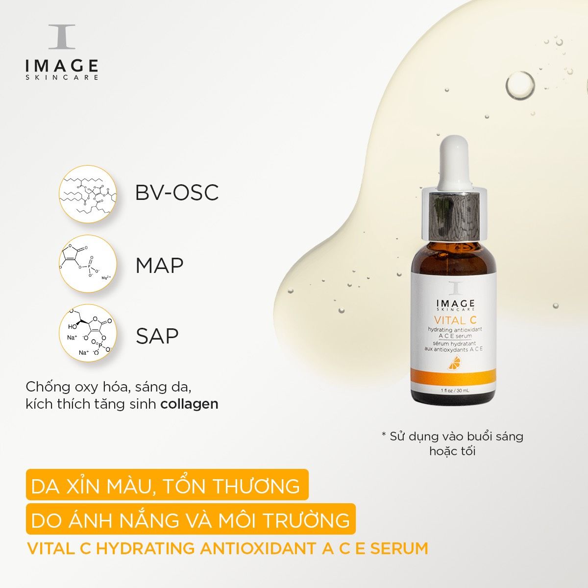  Tinh chất sáng da, tăng sinh collagen và trẻ hóa da Vital C Hydrating Antioxidant ACE Serum [IMAGE] 
