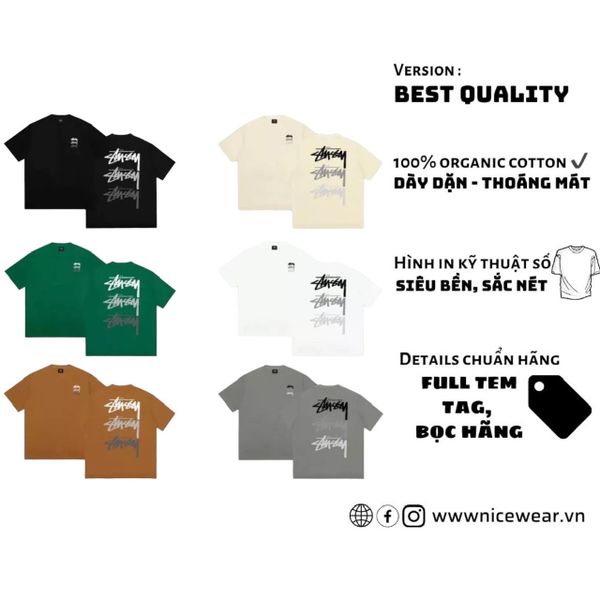  Áo thun Stussy - 3lines 