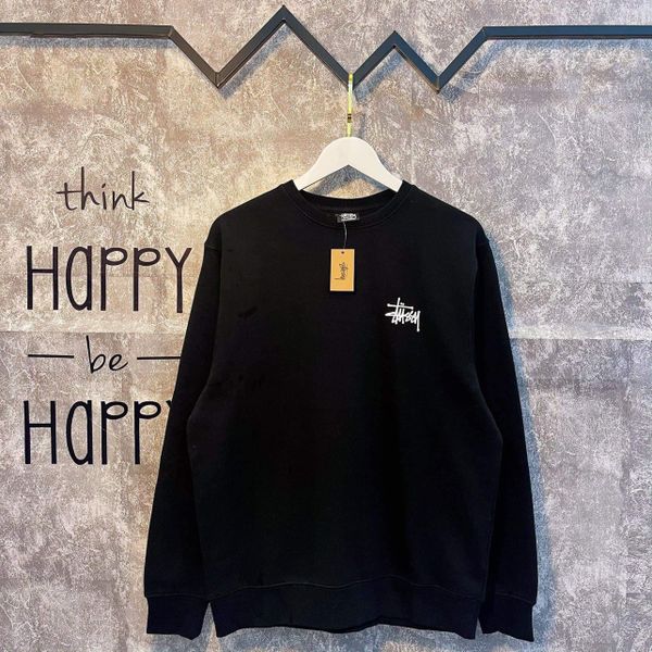  Sweater stussy basic - Đen 