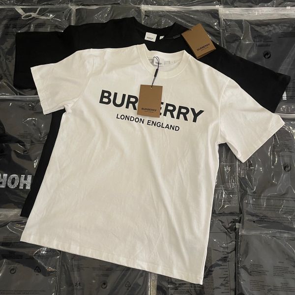  Áo thun Burberry London - Trắng/Đen 