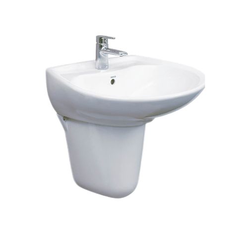 Chậu Lavabo TOTO LHT300CR Treo Tường Chân Ngắn
