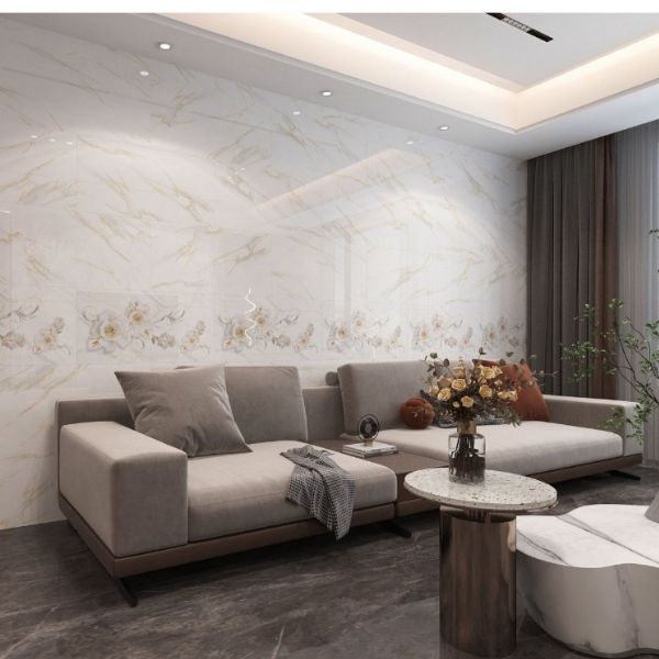 BỘ GẠCH ỐP TƯỜNG (40x80) ĐÁ KHẮC KIM