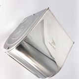 Hộp giấy vệ sinh Inox 304 Hoàng Thiện (15x15x13.5), chống rỉ sét và ăn mòn - HT357