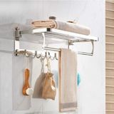 Thanh vắt khăn Inox 340 Hoàng Thiện (Dài 60cm), chống rỉ sét và ăn mòn - HT 882