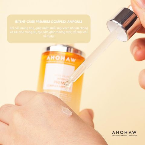  Ahohaw Inten-Cure Premium Complex Ampoule - Tinh Chất Đặc Trị Xoá Nhăn, Chống Lão Hoá - 150ml 