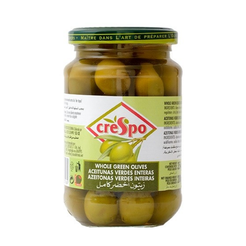Oliu xanh nguyên trái Crespo 370ml