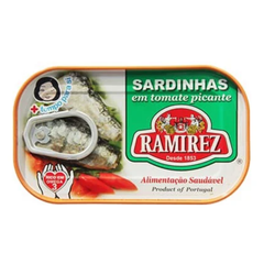 Cá mòi xốt cà vị cay Ramirez 125g -  Ramirez spiced sardines in tomato sauce 125g