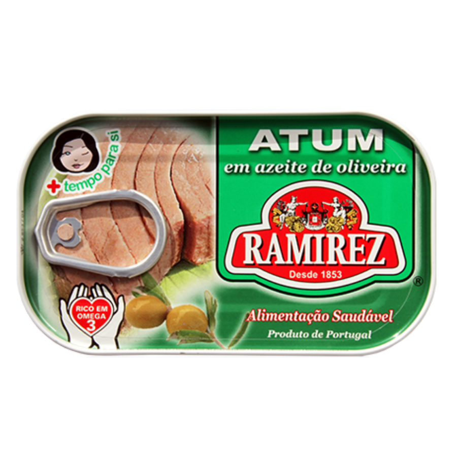 Cá ngừ ngâm dầu ô liu Ramirez - Hộp 120g