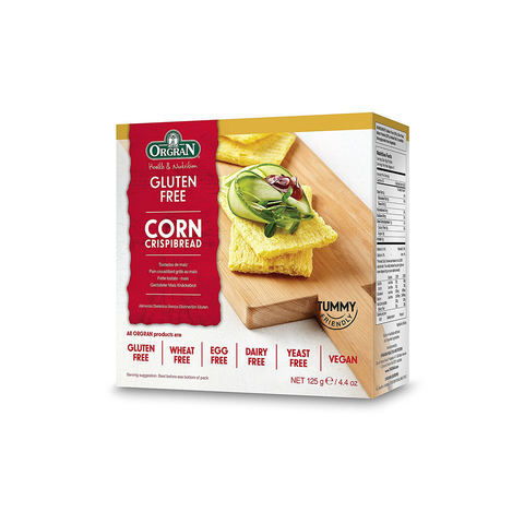 Bánh cracker bắp sấy giòn không gluten Orgran - Hộp 125g