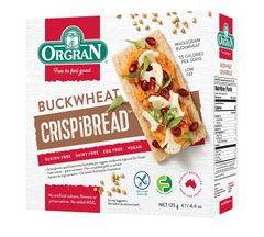 Bánh cracker kiều mạch Orgran - Buckwheat Crispbread Hộp 125g