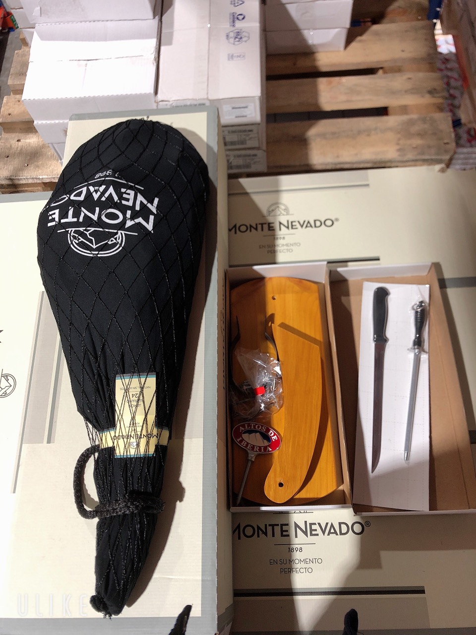 Đùi Heo Muối Jamón Serrano 24 Bone In Monte Nevado ~8 kg