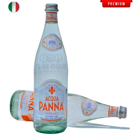 NƯỚC KHOÁNG THIÊN NHIÊN KHÔNG GA ACQUA PANNA 750ML (chai thủy tinh)