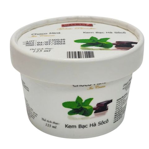 Kem Gelato Bạc Hà Sô Cô/ Choco Mint Gelato 125ml