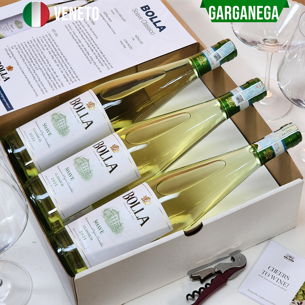 Vang Trắng Italy BOLLA SOAVE CLASSICO - BOX 3