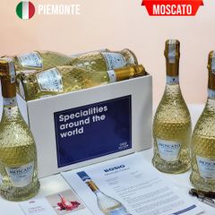 Vang Sparkling Italy MOSCATO SPUMANTE DOLCE  7.5% LED - BOX 6