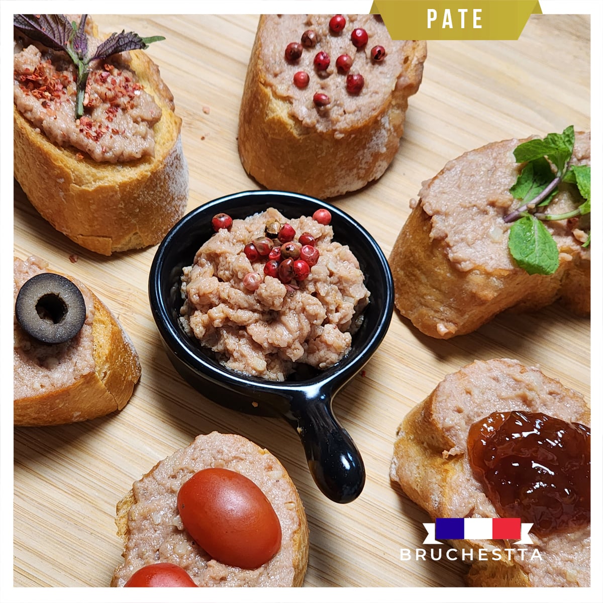 BAGUETTE  PATE GAN NGỖNG