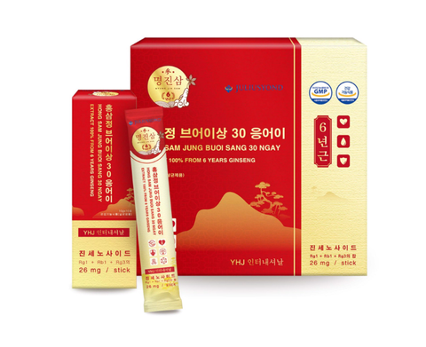 Hong Sam Jung Buoi Sang 30 Ngay - Hộp 10g x 30 gói