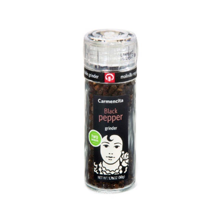 Hạt tiêu đen - Carmencita - Black Pepper Grinder 50g