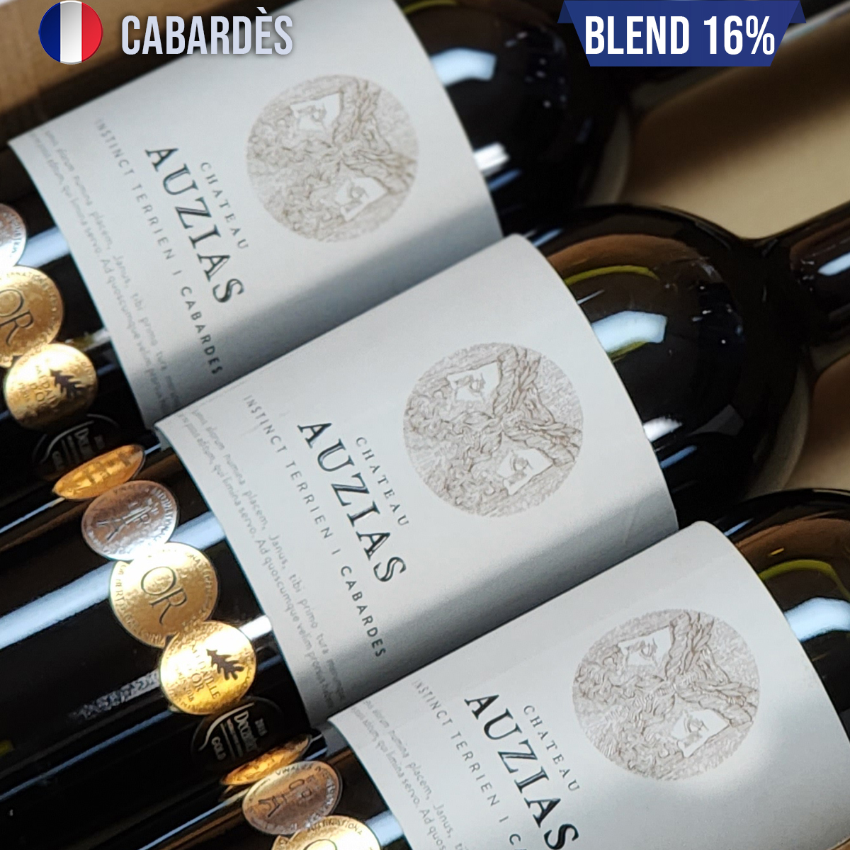 Vang đỏ Pháp INSTINCT TERRIEN - BOX 3