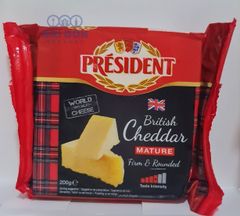 PHÔ MAI PRESIDENT - MATURE WHITE CHEDDAR 200G