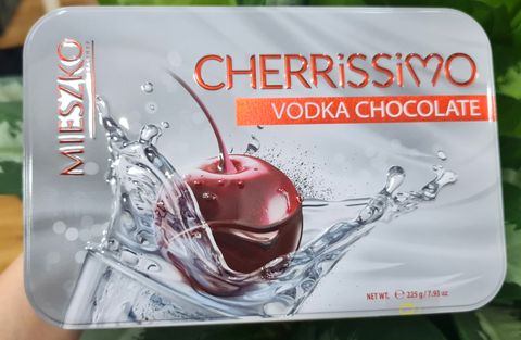 Chocolate Mieszko Anh Đào vị rượu Vodka 225gr  - Mieszko cherrissimo Vodka Chocolate