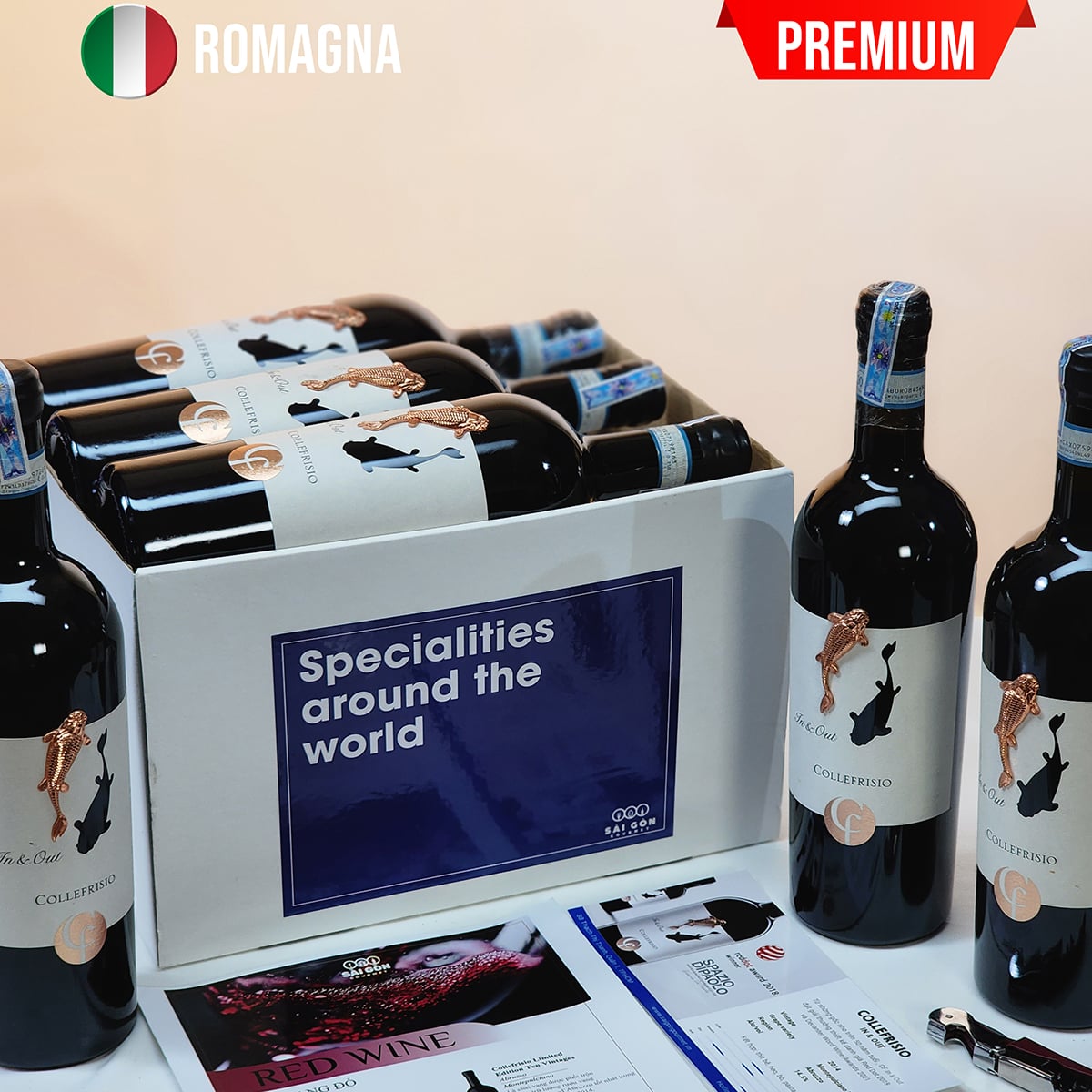 Vang Đỏ Italy IN & OUT -  BOX 6