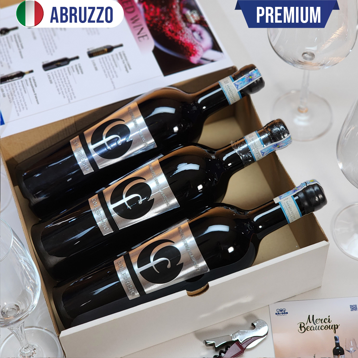 Vang Đỏ Italy MONTEPULCIANO D'ABRUZZO - BOX 3