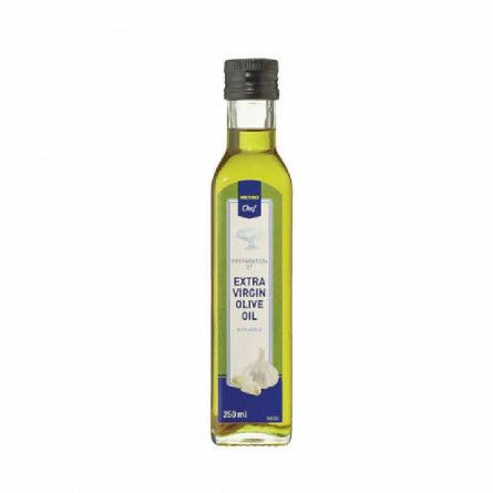 Dầu oliu vị tỏi - Metro Chef - Extra Virgin Olive Oil (With Garlic) 250ml