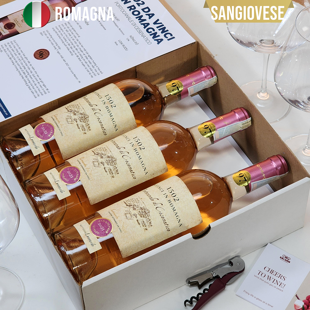 Vang hồng Italy PORTOCANALE DI CESENATICO - BOX 3