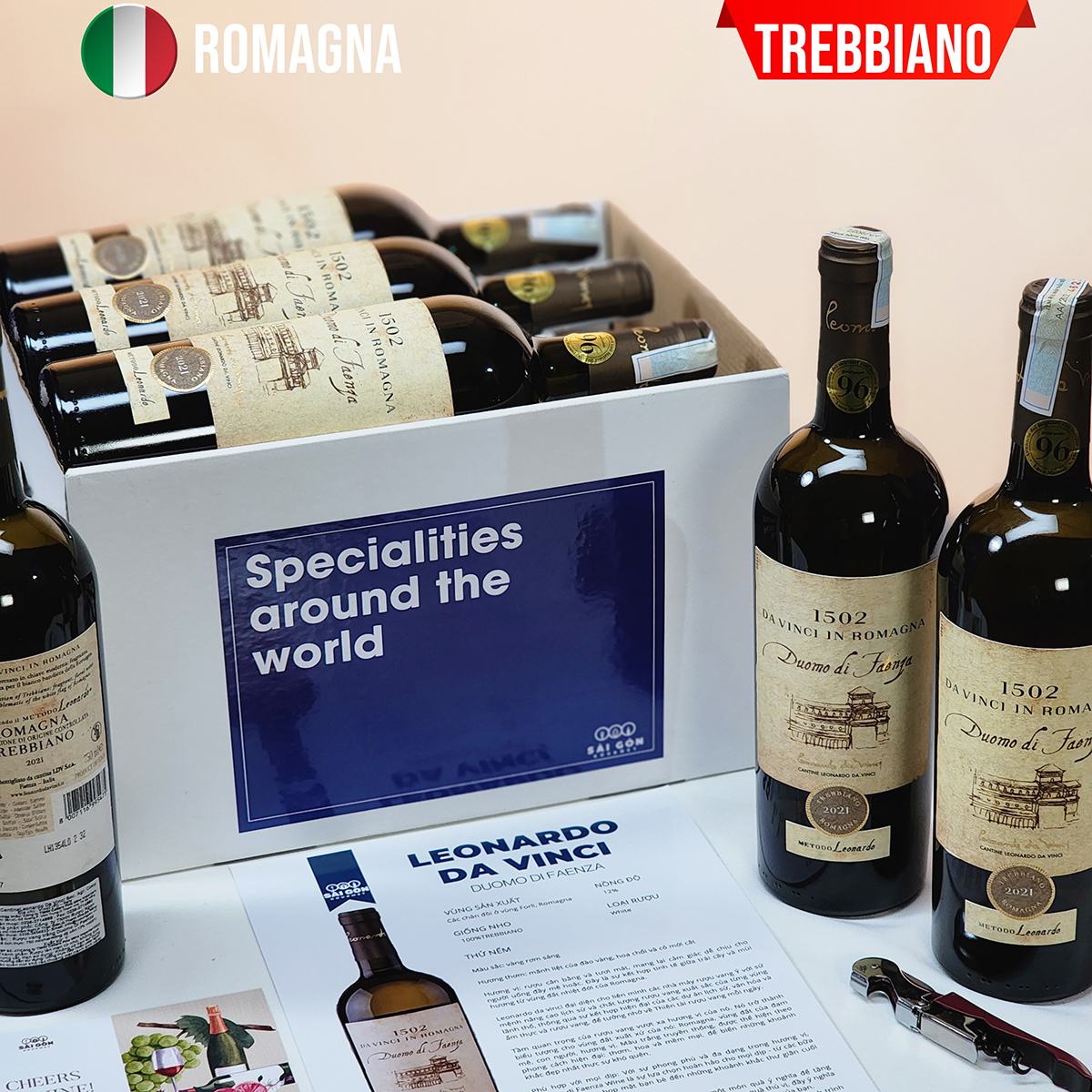 Vang Trắng Italy DUOMO DI FAENZA  - BOX 6