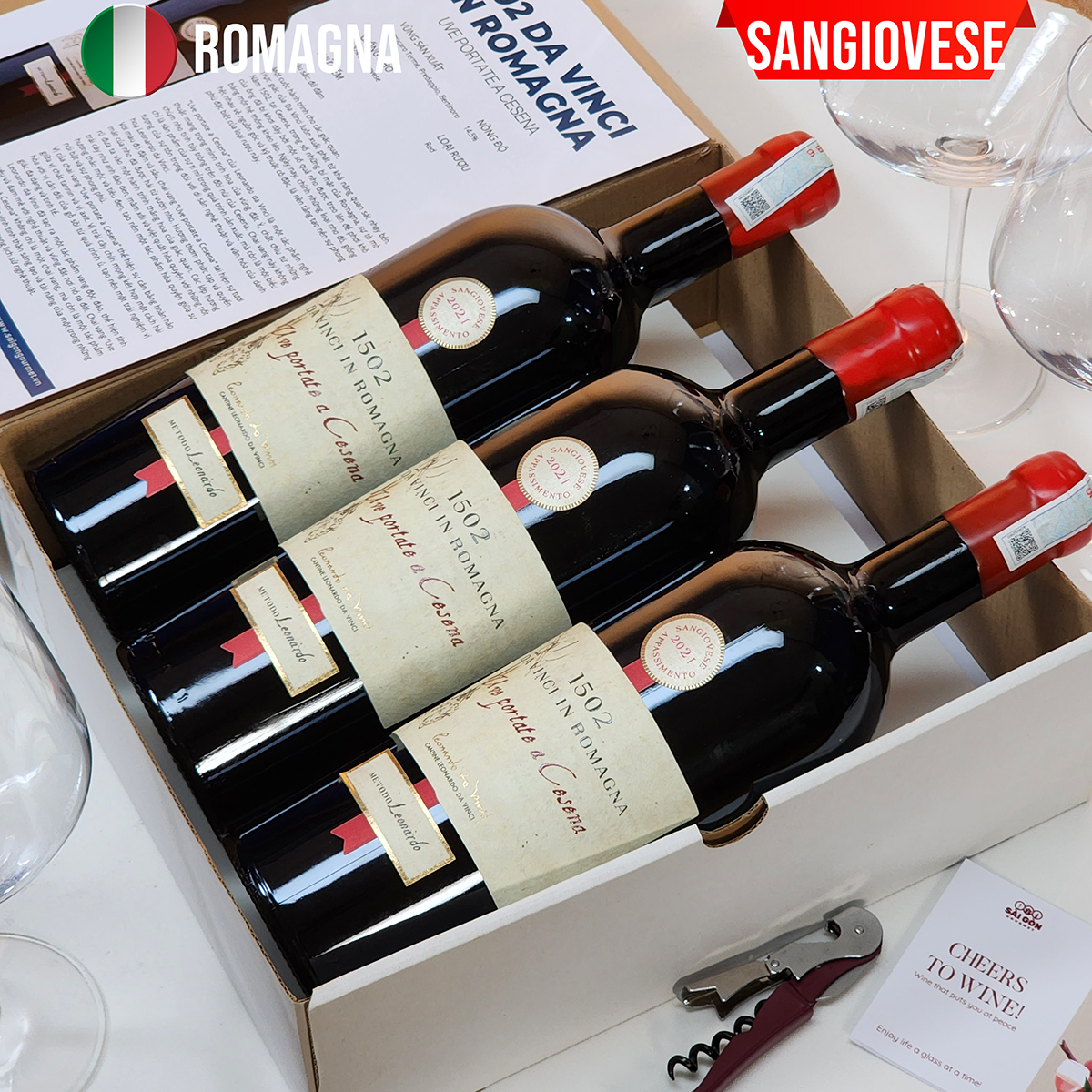 Vang Đỏ Italy UVE PORTATE A CESENA - BOX 3