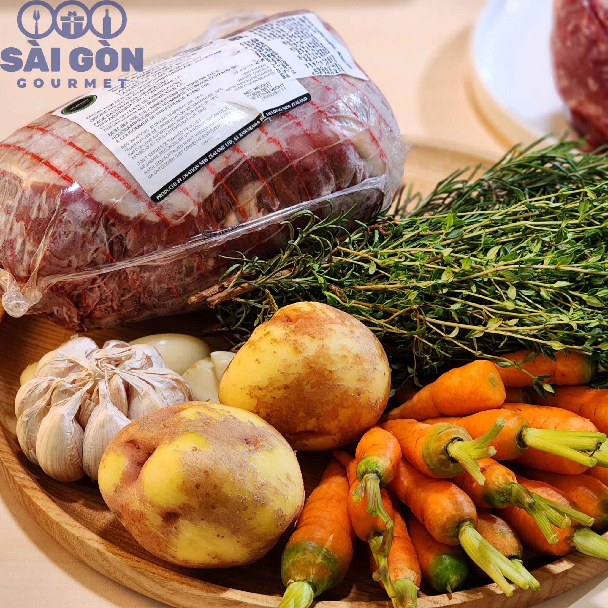 ĐÙI CỪU KHÔNG XƯƠNG NEW ZEALAND ~1.5kg - BONELESS LAMB LEG VP