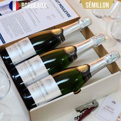 Vang trắng Pháp CRÉMANT DE BORDEAUX BRUT - BOX 3