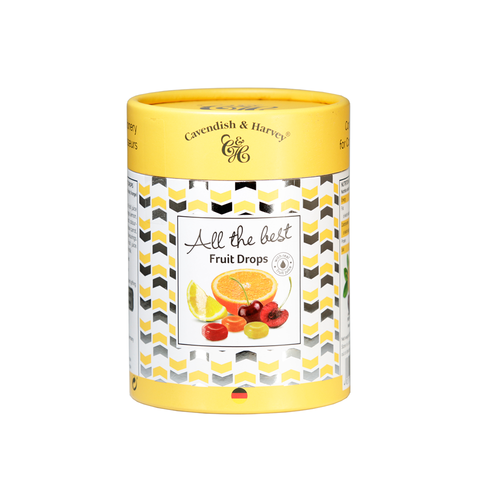 Kẹo C&H All The Best Fruit Drops (Yellow tube) 100g